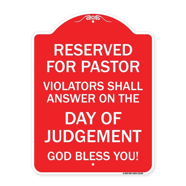 Reserved for Pastor Violators Shall Answer on the Day of Judgement, A-DES-RW-1824-23184